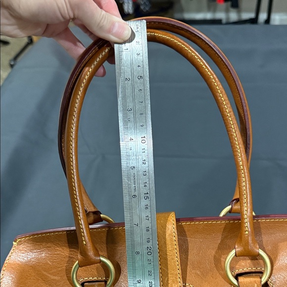 Dooney & Bourke Florentine Leather Tab Satchel - Picture 16 of 16